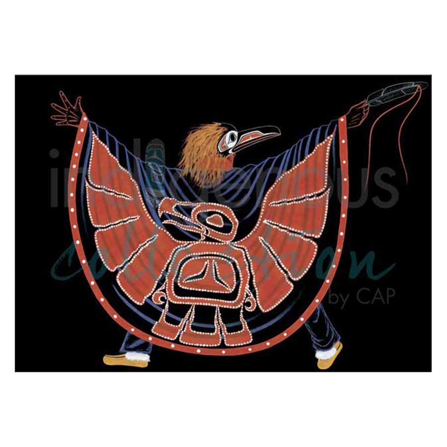 Raven Spirit Dancer Canvas Prints