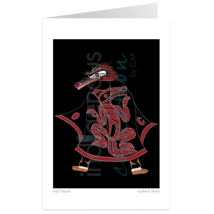 Wolf Dancer by artist Richard Shorty