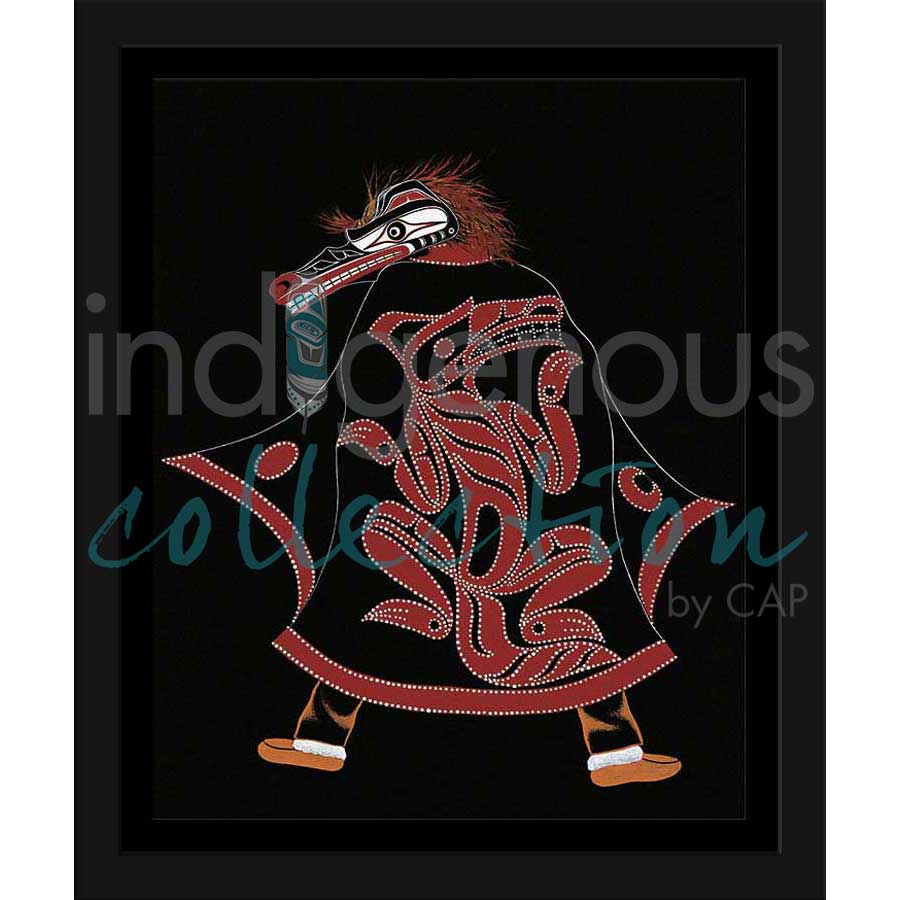 Wolf Dancer by artist Richard Shorty - Northern Tutchone. Indigenous Collection