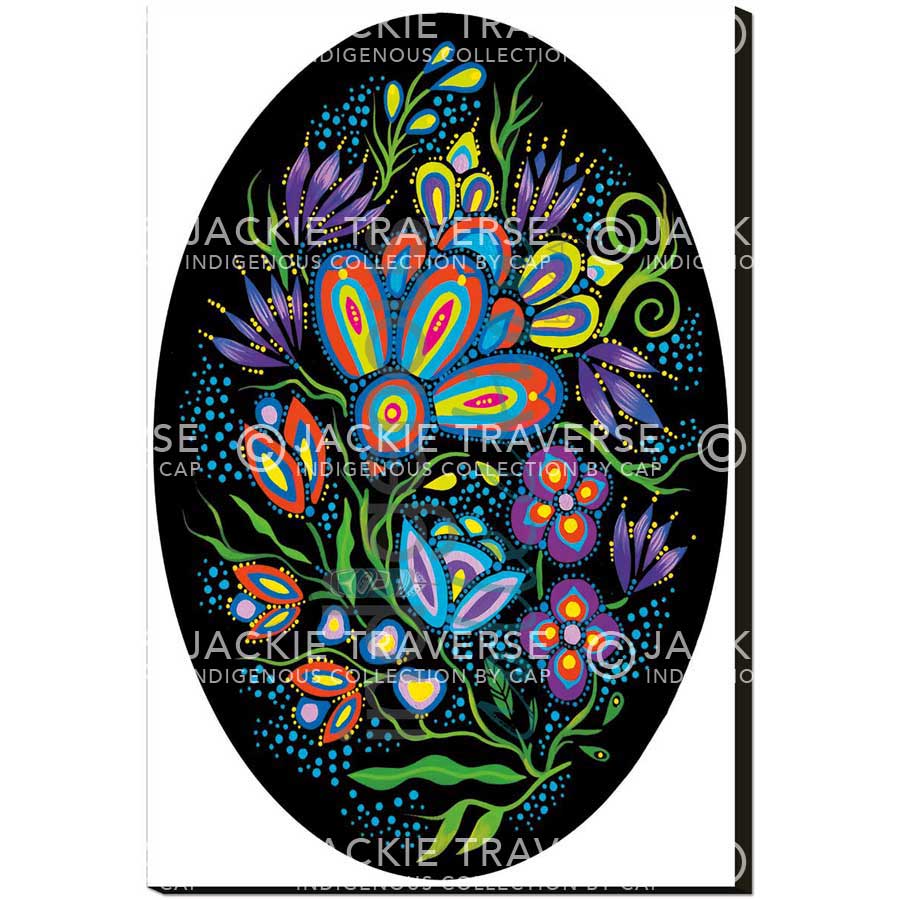 Ojibway Floral I Plaques
