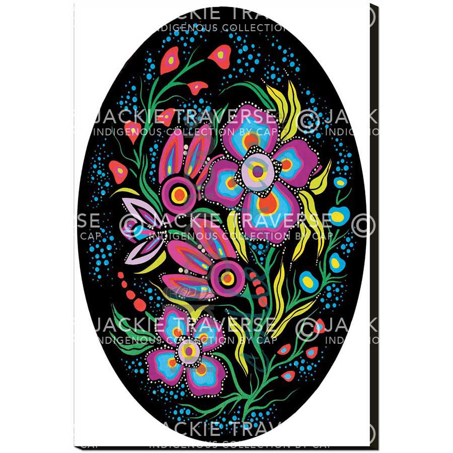 Ojibway Floral II Plaques