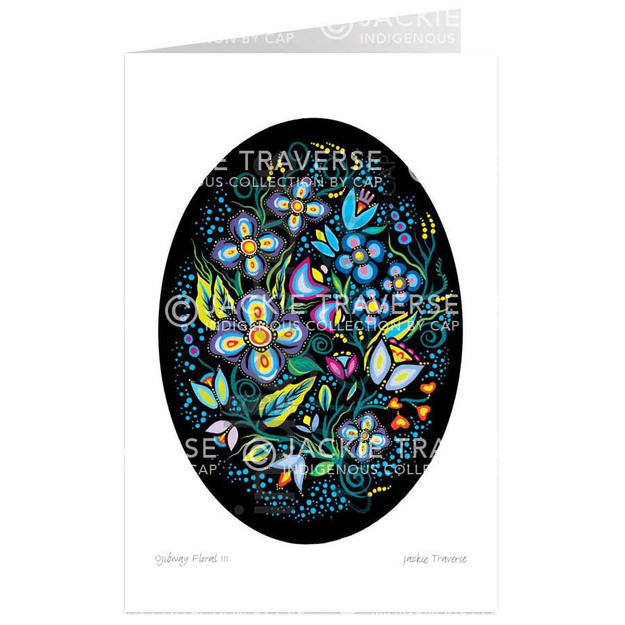 Ojibway Floral III by artist Jackie Traverse