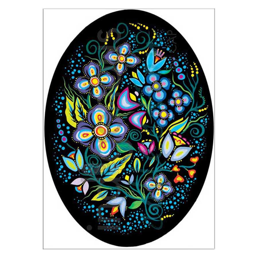 Ojibway Floral III Canvas Prints
