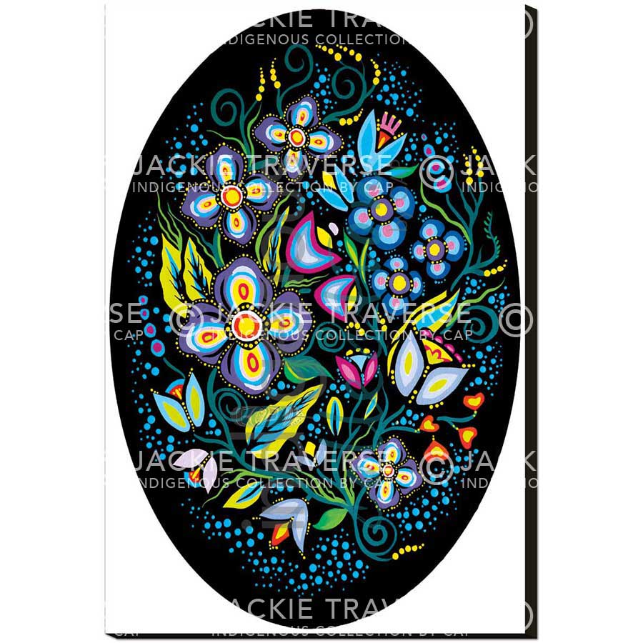 Ojibway Floral III Plaques