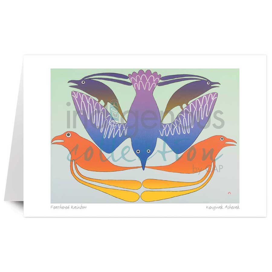 Feathered Rainbow by artist Kenojuak Ashevak
