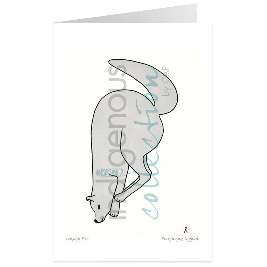 Leaping Fox by artist Pauojoungie Saggiak