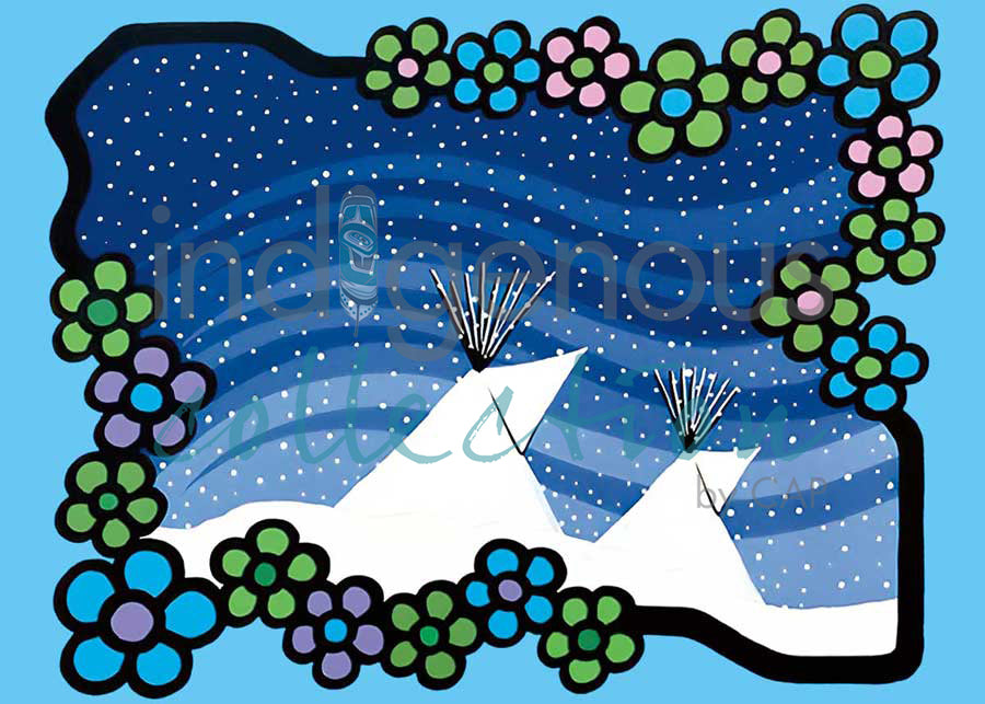 Winter Plains by artist Kevin Pee-ace