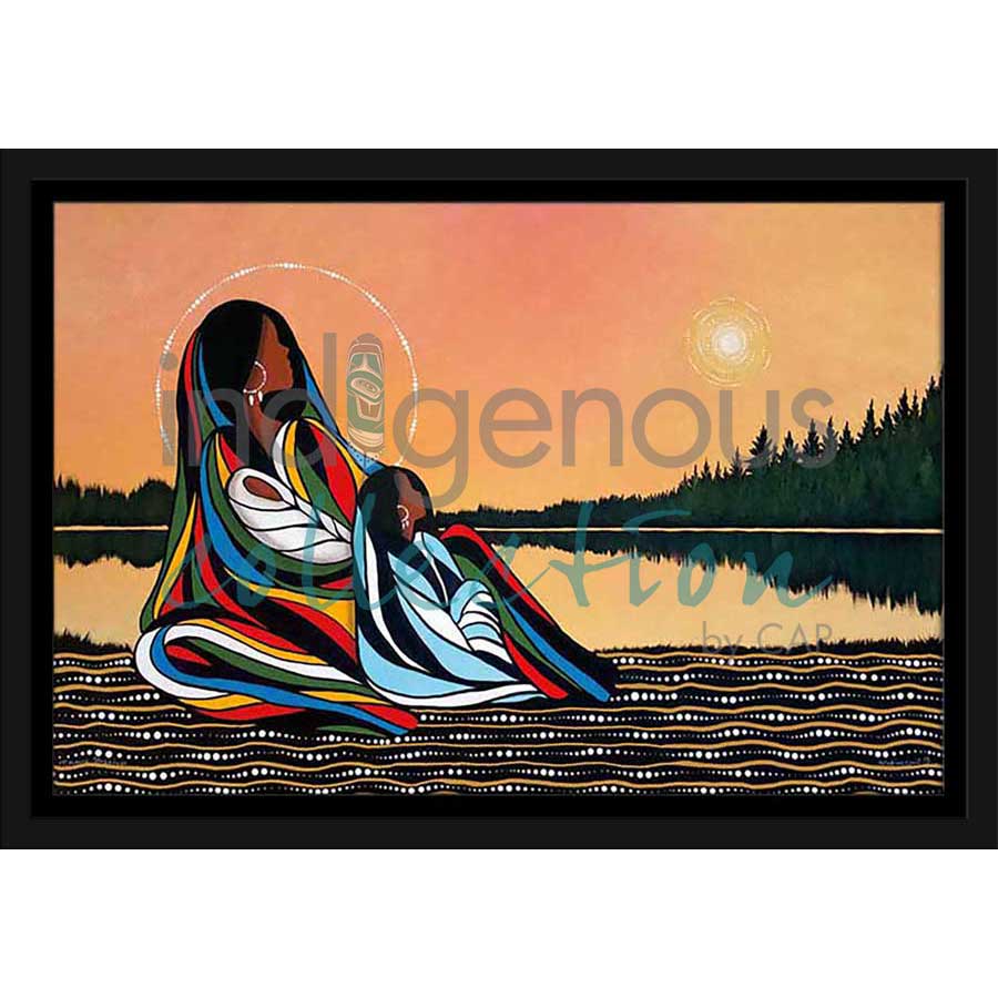 Morning Blessings by artist Betty Albert - Cree. Indigenous Collection