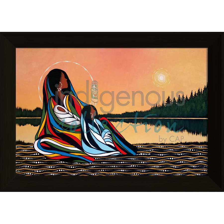 Morning Blessings by artist Betty Albert - Cree. Indigenous Collection