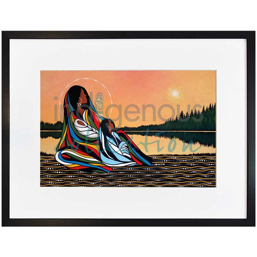 Morning Blessings by artist Betty Albert - Cree. Indigenous Collection