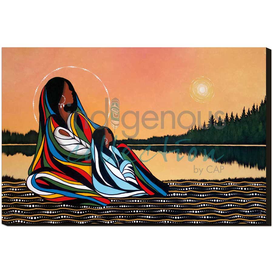 Morning Blessings by artist Betty Albert - Cree. Indigenous Collection
