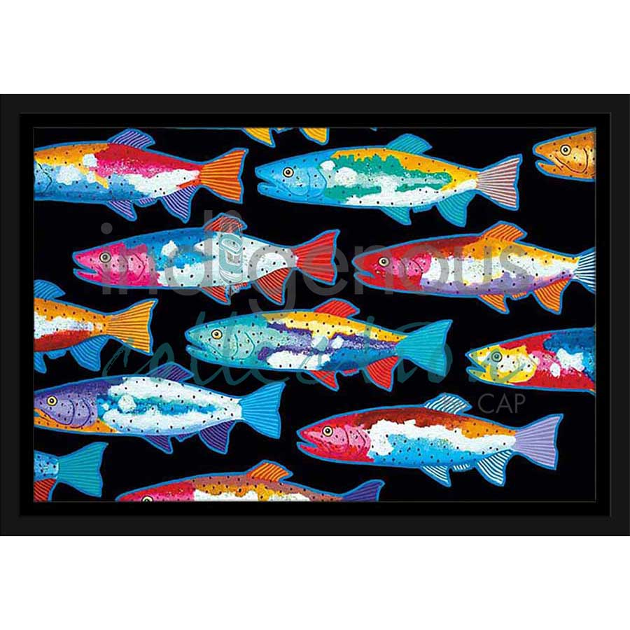 Back to School by artist John Balloue - Cherokee. Indigenous Collection