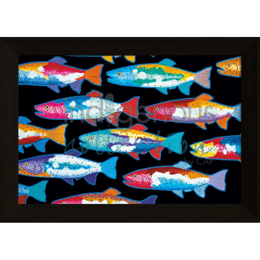 Back to School by artist John Balloue - Cherokee. Indigenous Collection