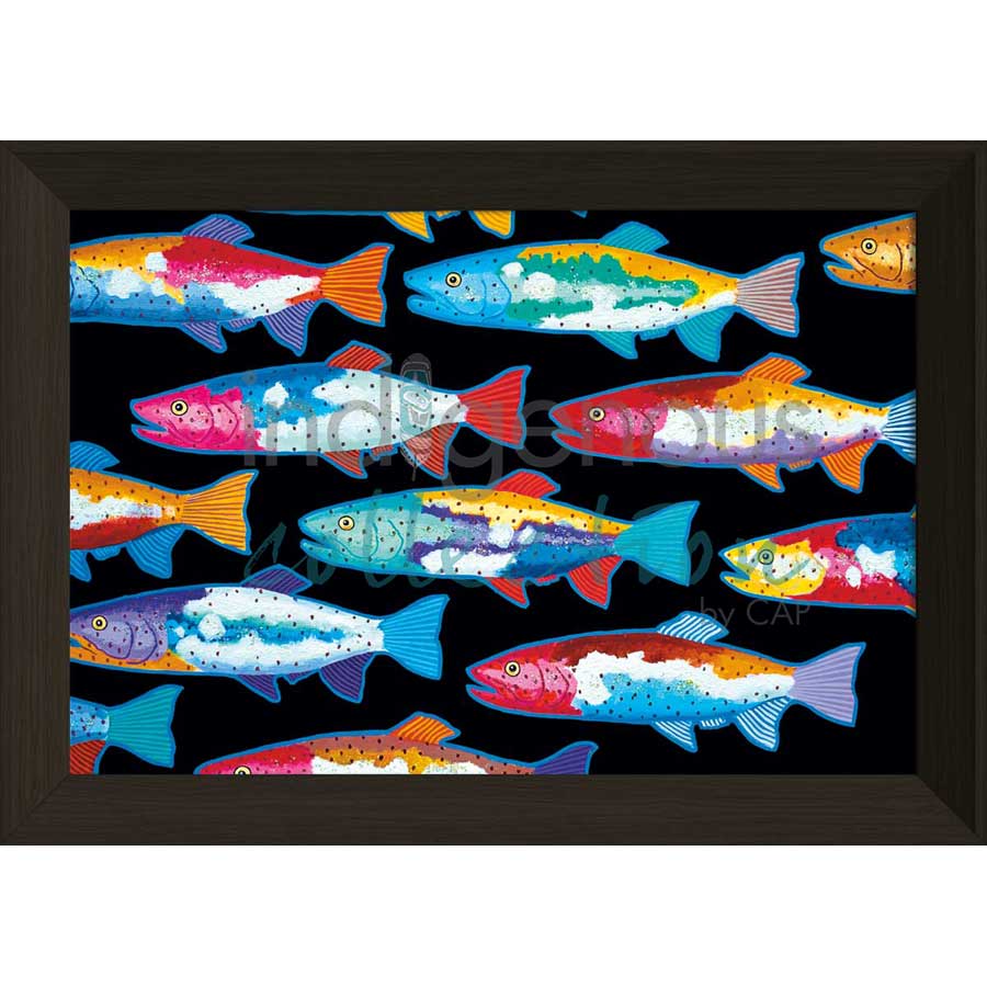 Back to School by artist John Balloue - Cherokee. Indigenous Collection