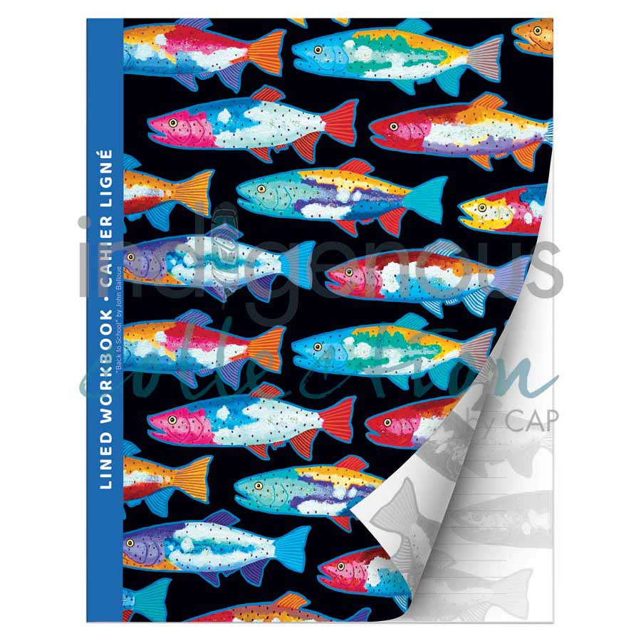 Back to School Workbook by artist John Balloue. Indigenous Collection.