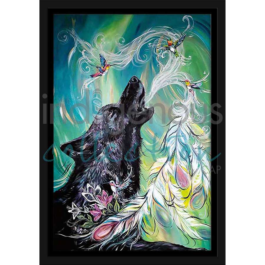 Song for the Hummingbirds by artist Carla Joseph - Métis/Cree. Indigenous Collection