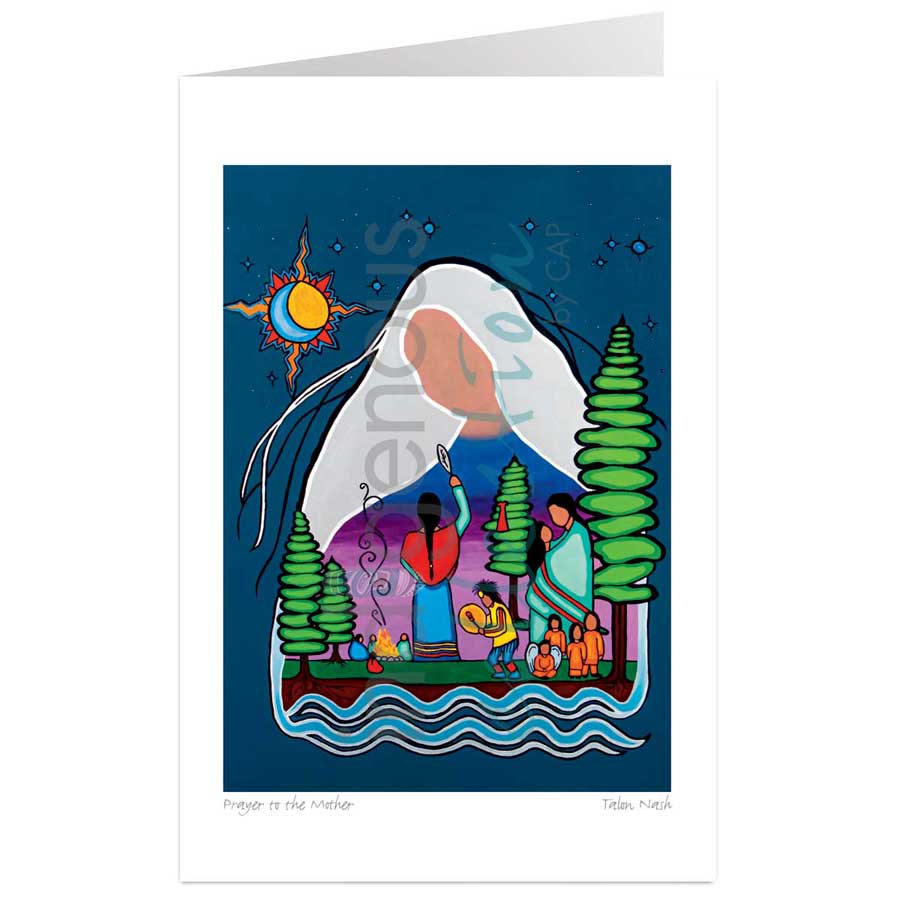 Prayer to the Mother by artist Talon Nash