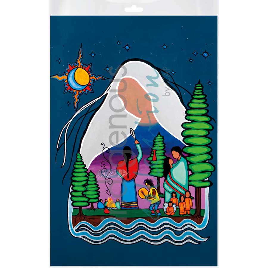 Prayer to the Mother by artist Talon Nash - Maliseet. Indigenous Collection