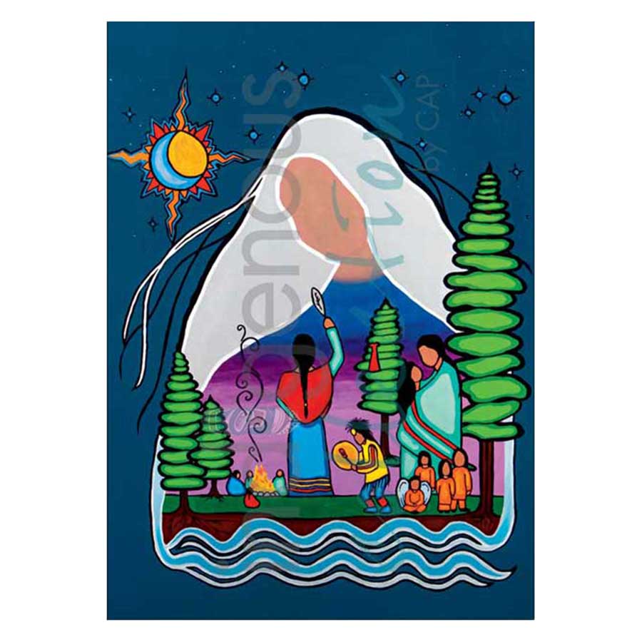 Prayer to the Mother Canvas Prints