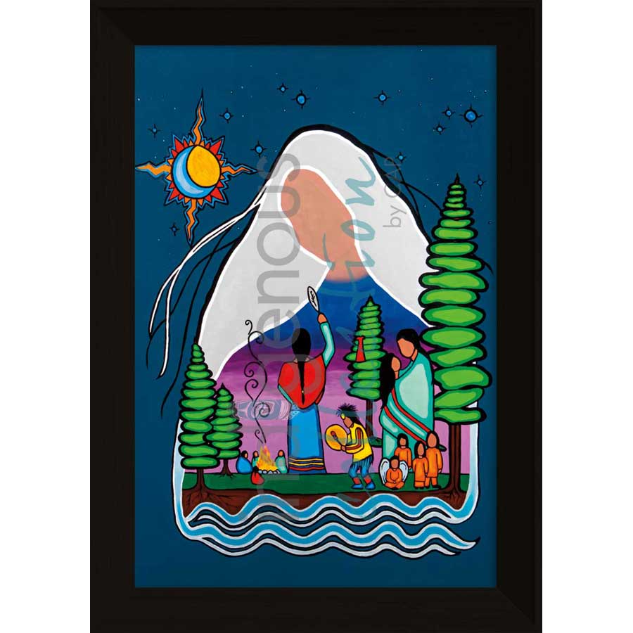 Prayer to the Mother by artist Talon Nash - Maliseet. Indigenous Collection