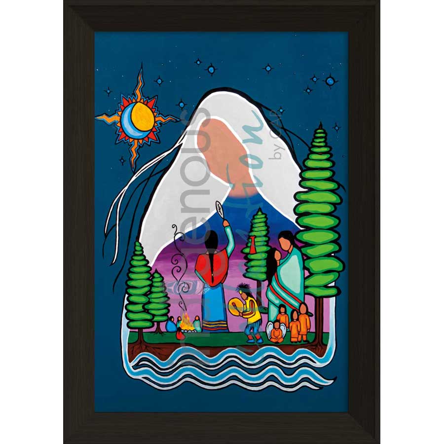 Prayer to the Mother by artist Talon Nash - Maliseet. Indigenous Collection