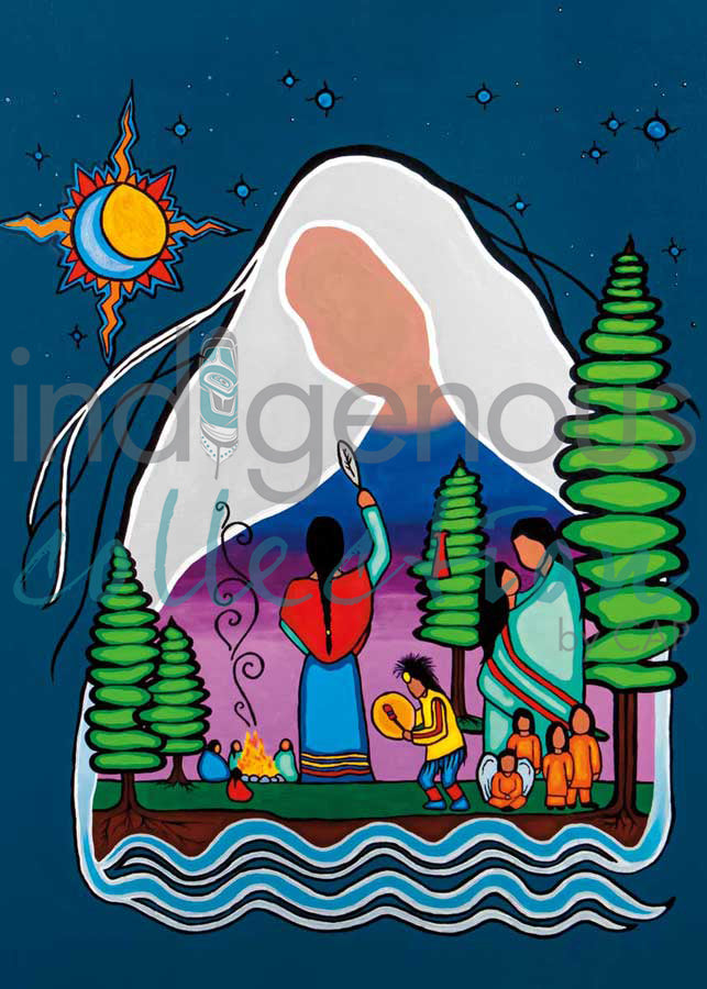 Prayer to the Mother by artist Talon Nash