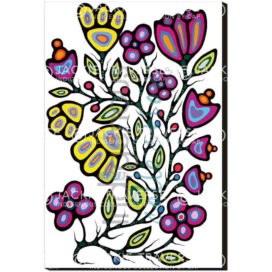 Ojibway Floral V Plaques