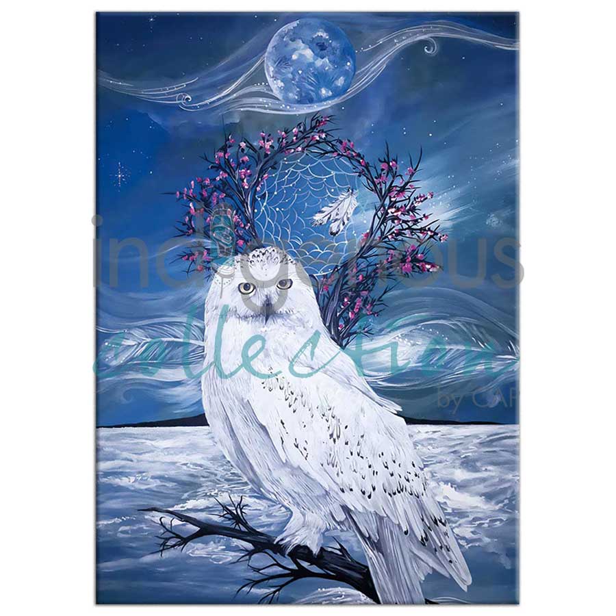 Midnight Wisdom by artist Karen Erickson - Métis/Cree
