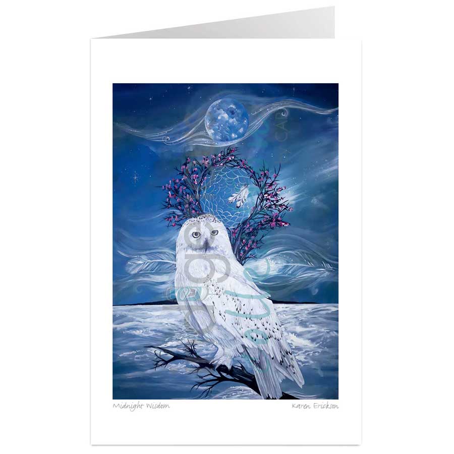 Midnight Wisdom by artist Karen Erickson