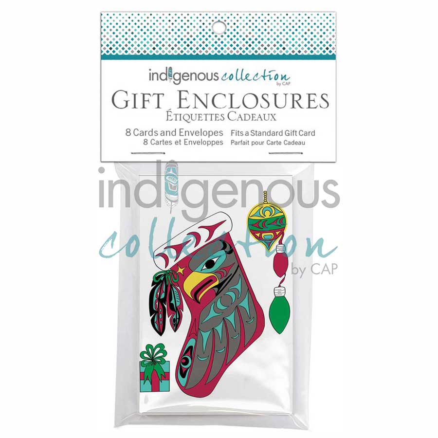 Eagle Stocking Gift Enclosure Cards by artist Angela Kimble