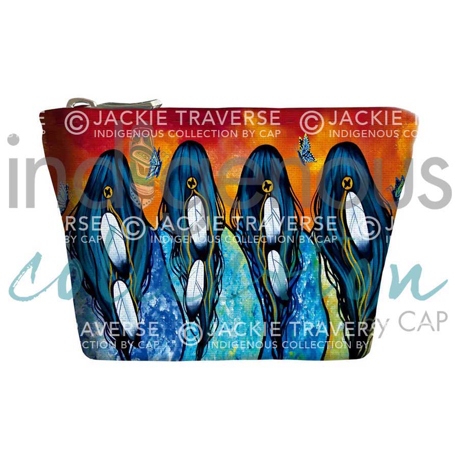 Tobacco Women Coin Purse by artist Jackie Traverse