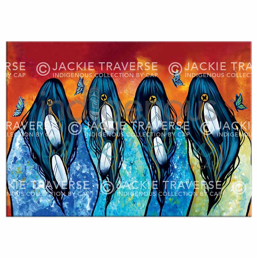 Tobacco Women Magnets by artist Jackie Traverse