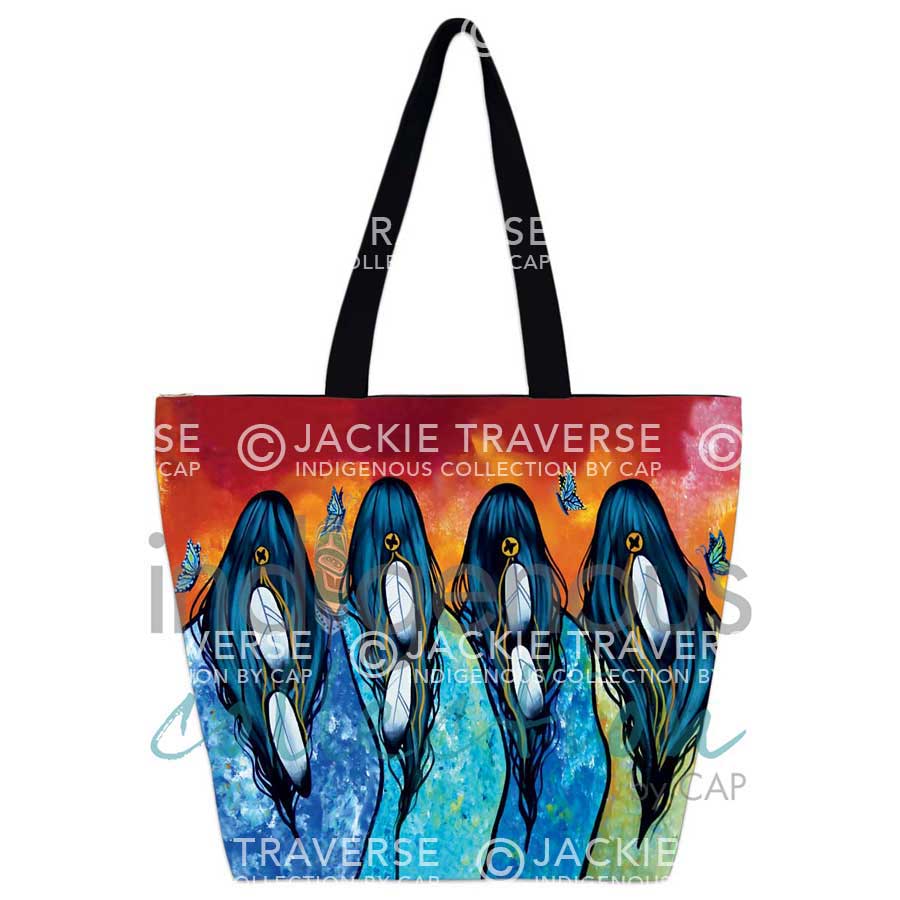 Tobacco Women Tote Bag by artist Jackie Traverse