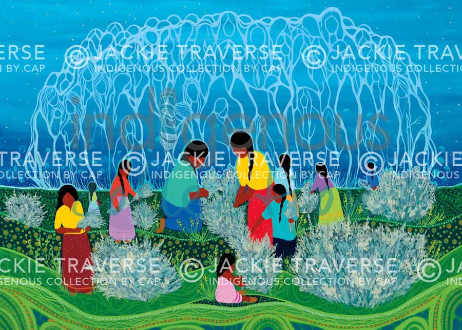 Ancestral Teachings by artist Jackie Traverse