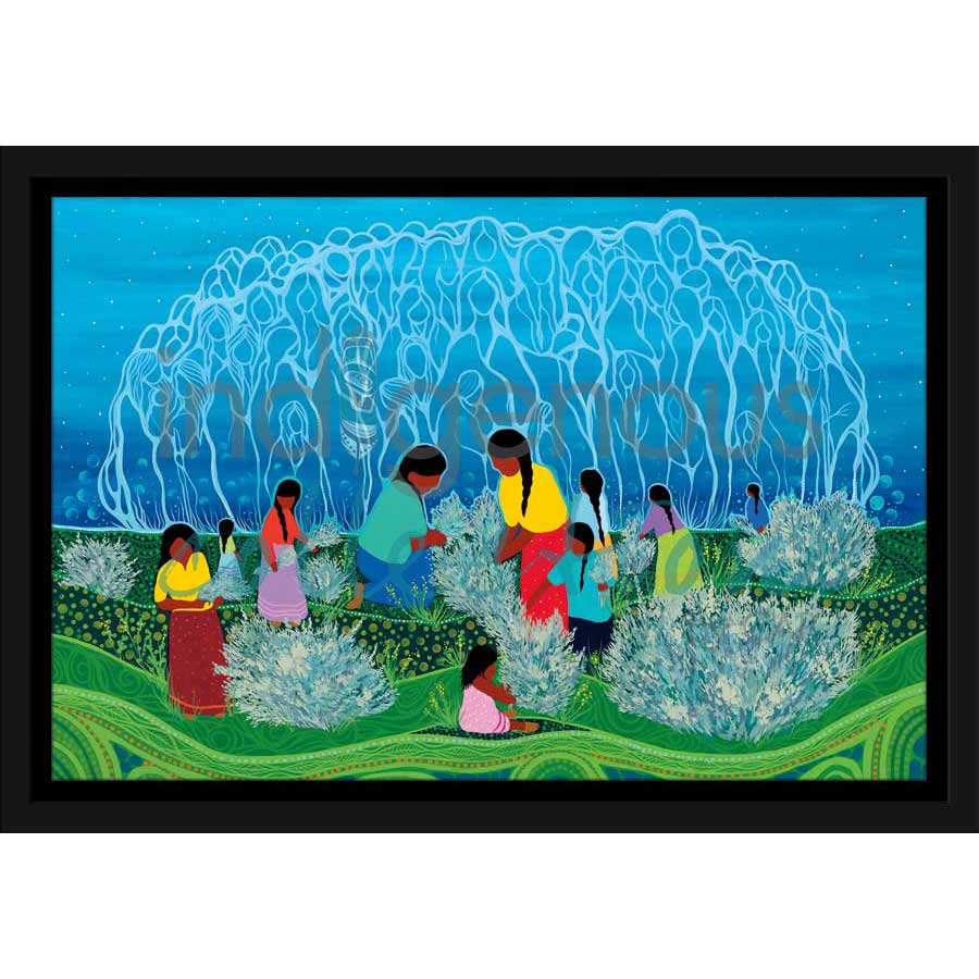Ancestral Teachings by artist Jackie Traverse - Anishinaabe. Indigenous Collection