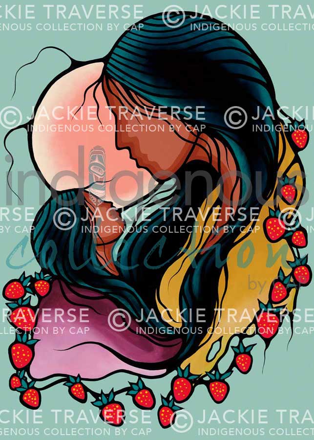 She Looks Up To You by artist Jackie Traverse