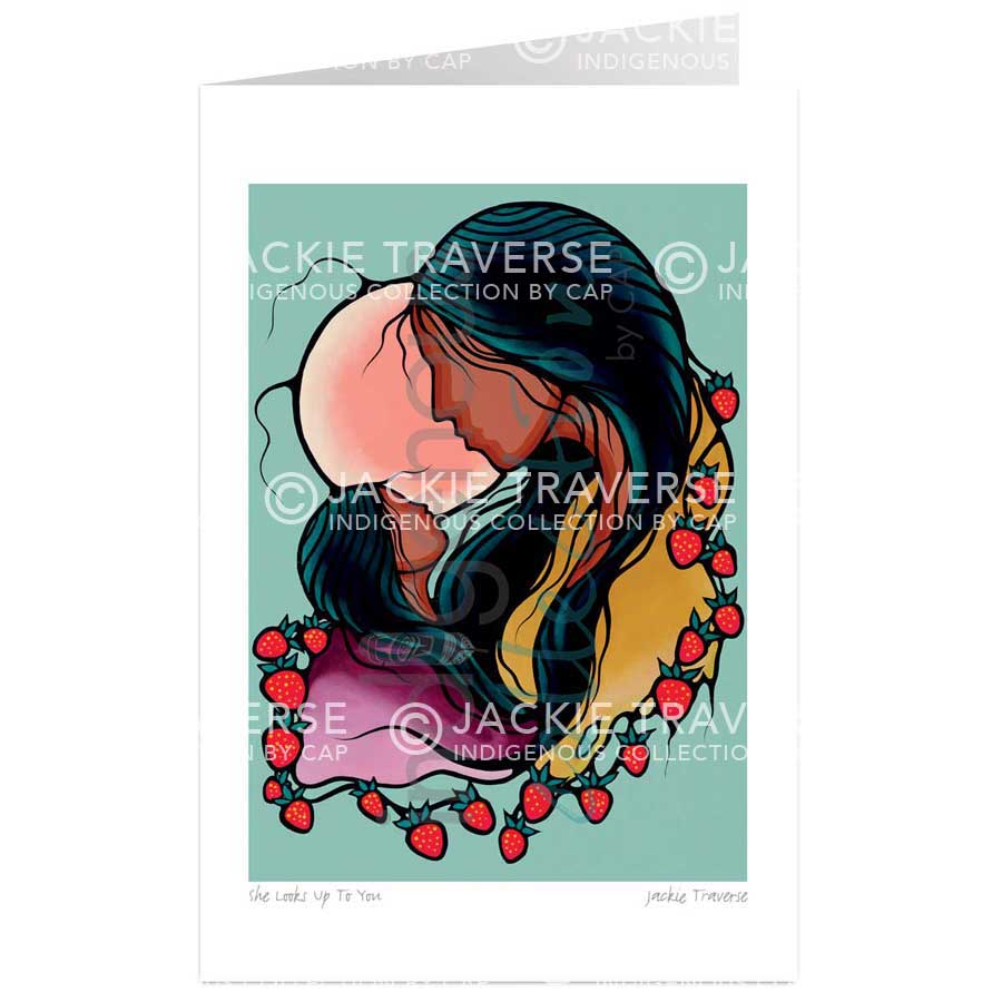 She Looks Up To You by artist Jackie Traverse