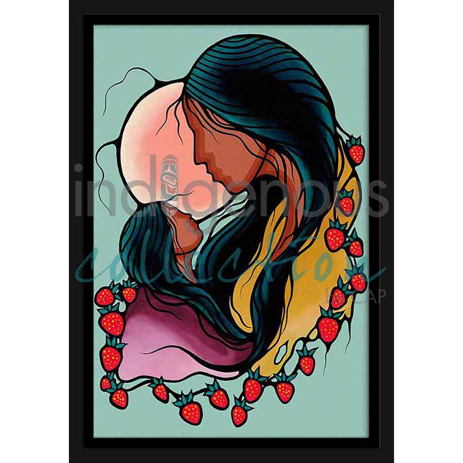 She Looks Up To You by artist Jackie Traverse - Anishinaabe. Indigenous Collection