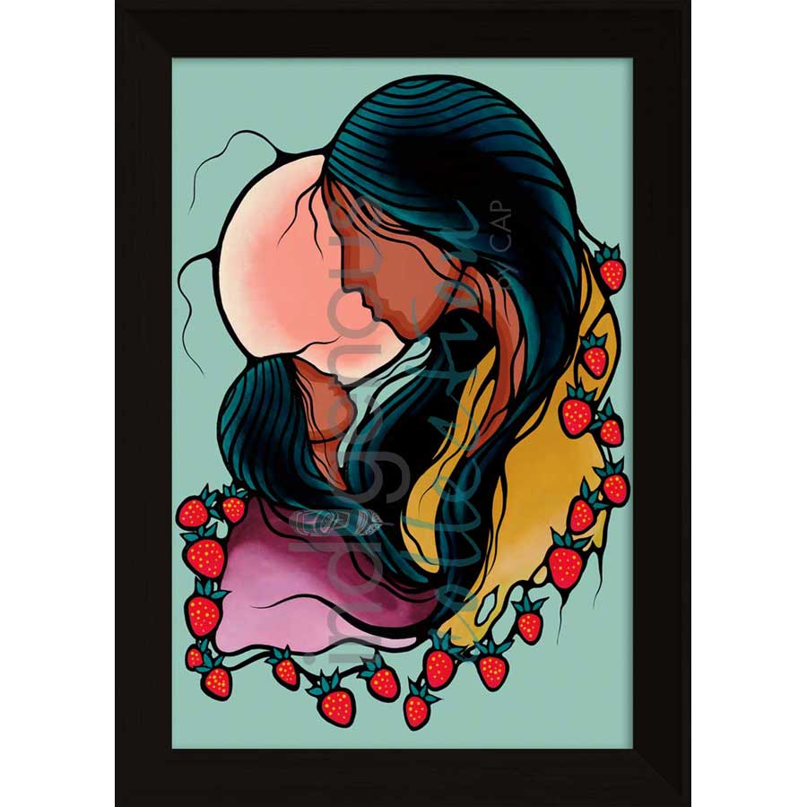 She Looks Up To You by artist Jackie Traverse - Anishinaabe. Indigenous Collection