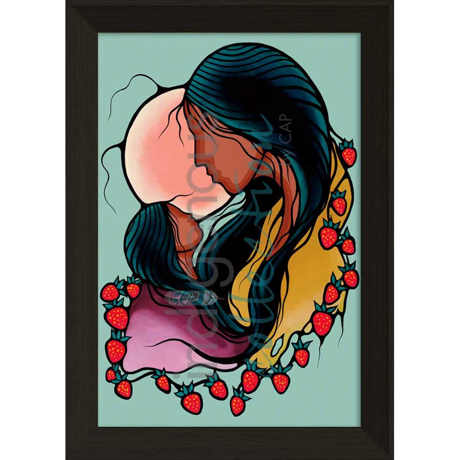 She Looks Up To You by artist Jackie Traverse - Anishinaabe. Indigenous Collection