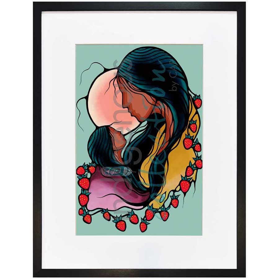 She Looks Up To You by artist Jackie Traverse - Anishinaabe. Indigenous Collection