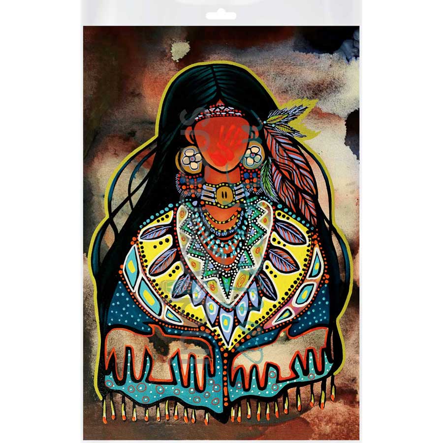 Thunderbird Woman by artist Jackie Traverse - Anishinaabe. Indigenous Collection