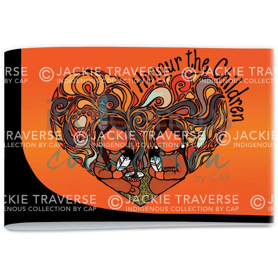 Honour The Children Signature Notebook by artist Jackie Traverse