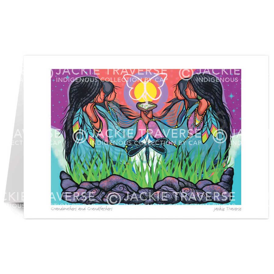 Grandmothers and Grandfathers by artist Jackie Traverse