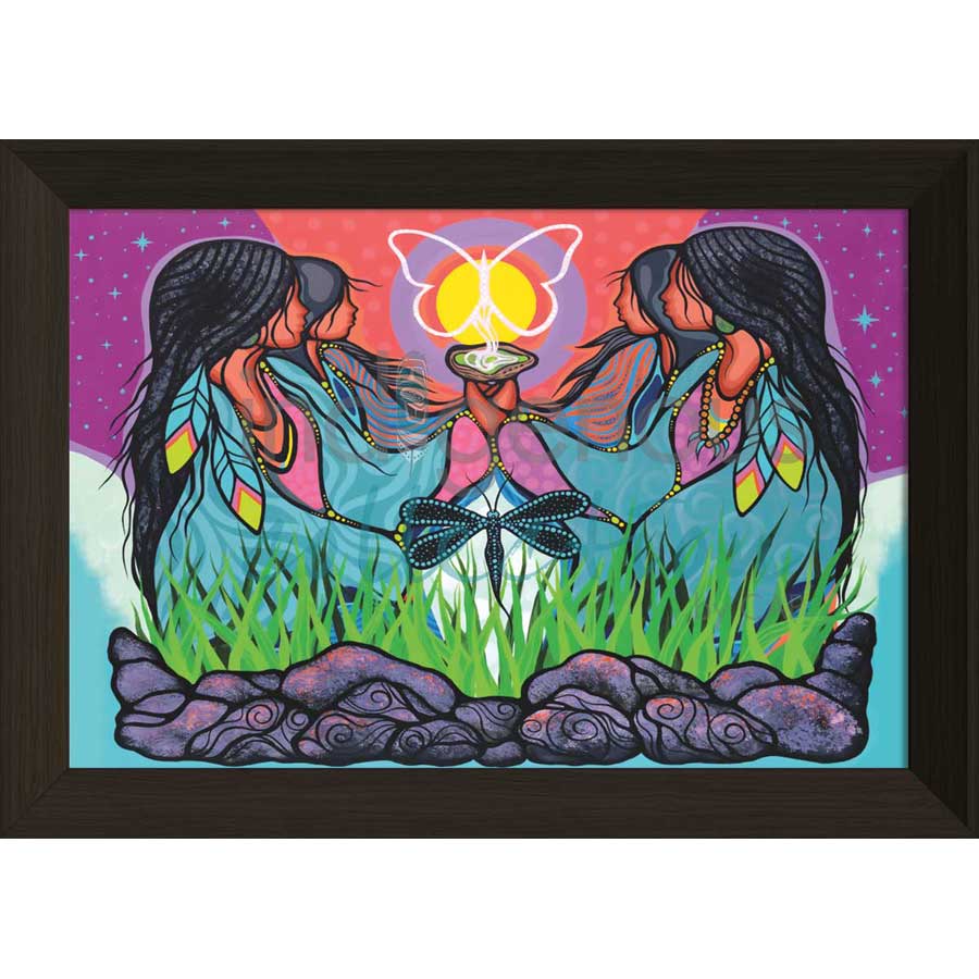 Grandmothers and Grandfathers by artist Jackie Traverse - Anishinaabe. Indigenous Collection