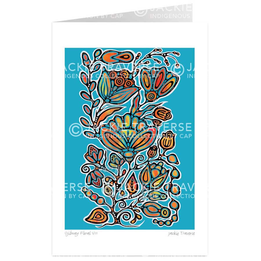 Ojibway Floral VIII by artist Jackie Traverse