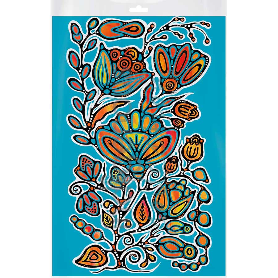 Ojibway Floral VIII by artist Jackie Traverse - Anishinaabe. Indigenous Collection