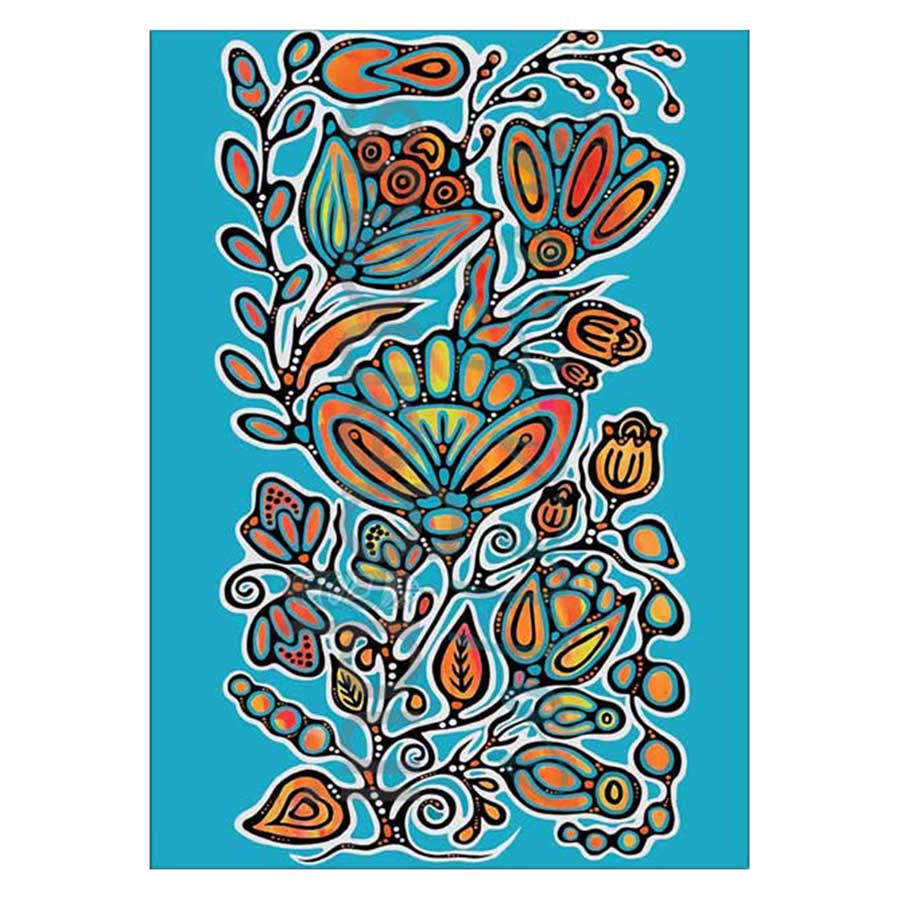 Ojibway Floral VIII Canvas Prints