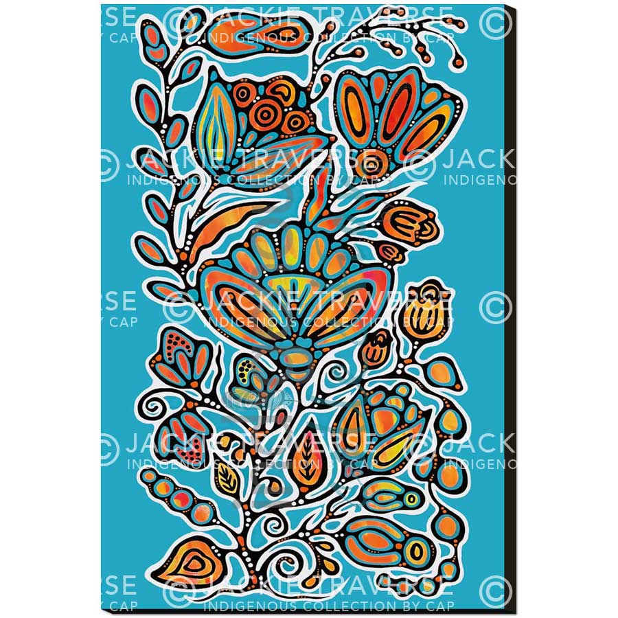 Ojibway Floral VIII Plaques