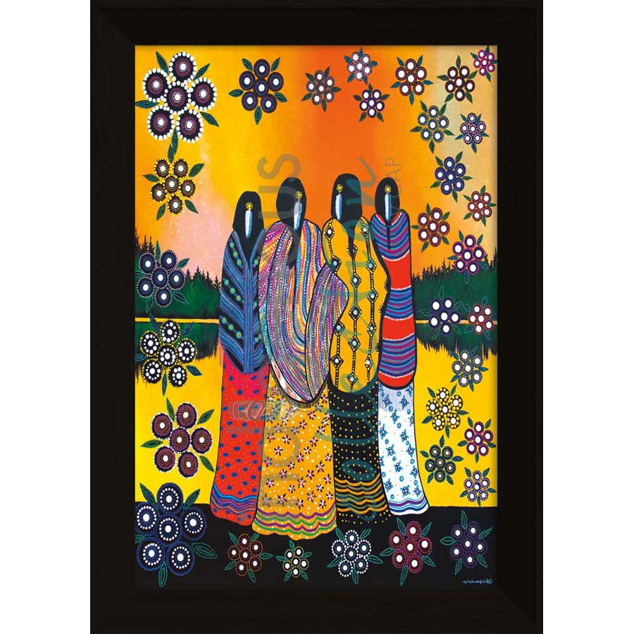 Best Friends by artist Betty Albert - Cree. Indigenous Collection